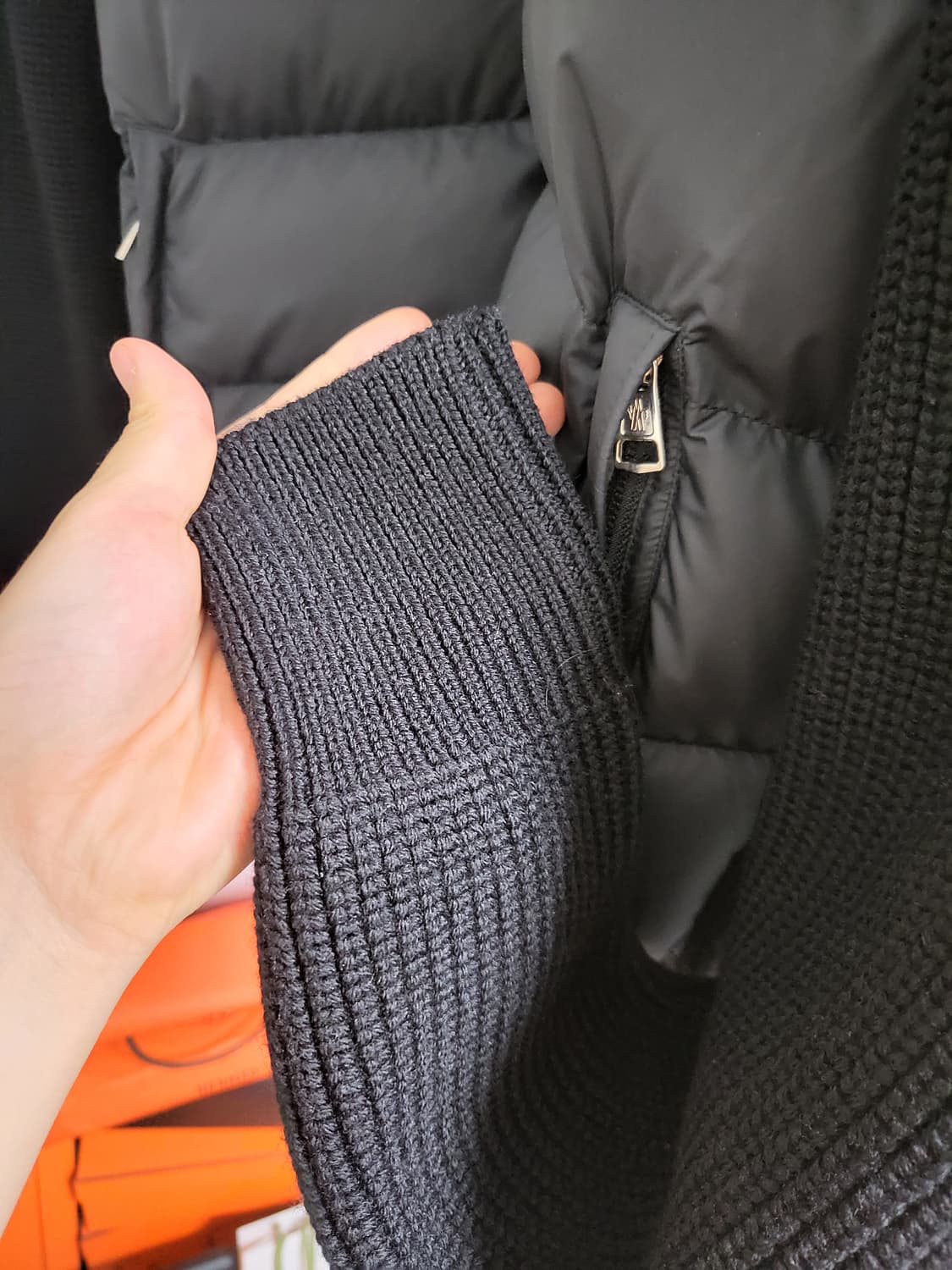 24FW 몽클레어 트리콧 니트패딩 L 상품이미지5