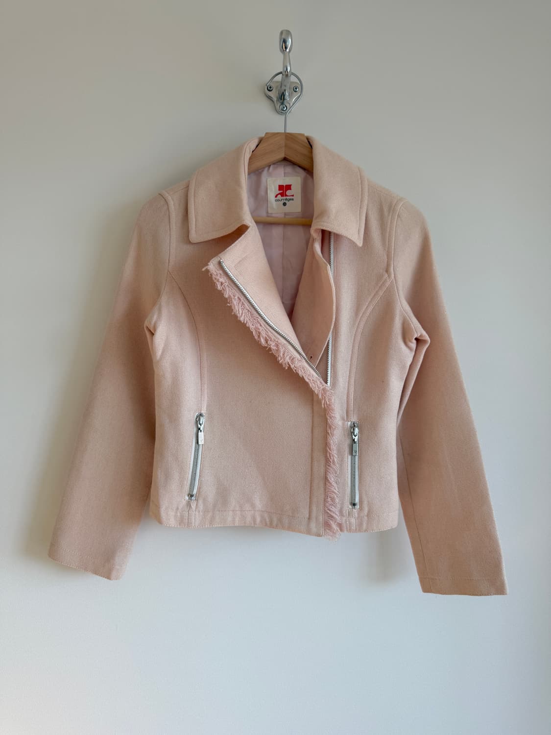 올드 꾸레쥬(courreges) 울 라이더 자켓 상품이미지1