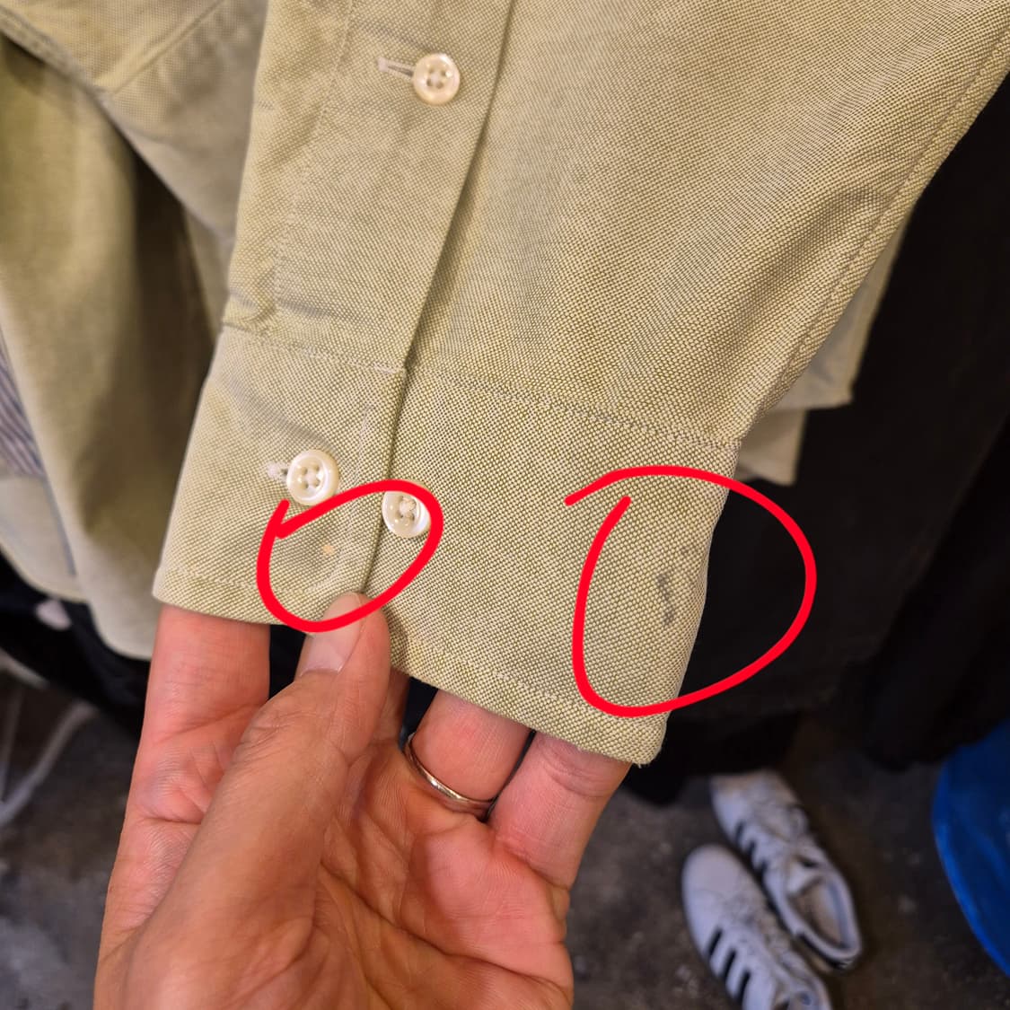 L~XL 폴로 연그린 패치커스텀 셔츠  상품이미지8