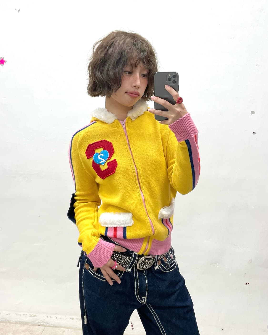 32 Heart denim pocket hoodie jacket 상품이미지2