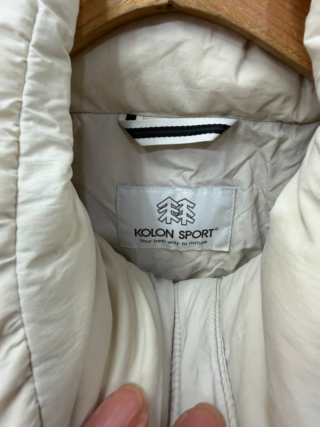 정품) 코오롱 여성 구스패딩 85 상품이미지7