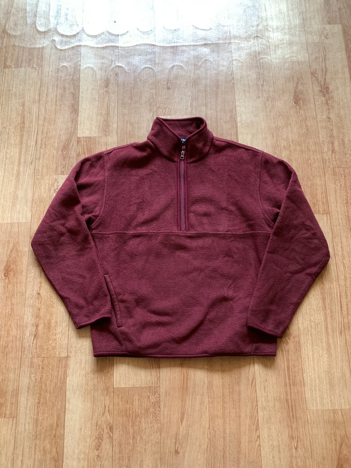 올드 유니클로 플리스 반집업 M 상품이미지1