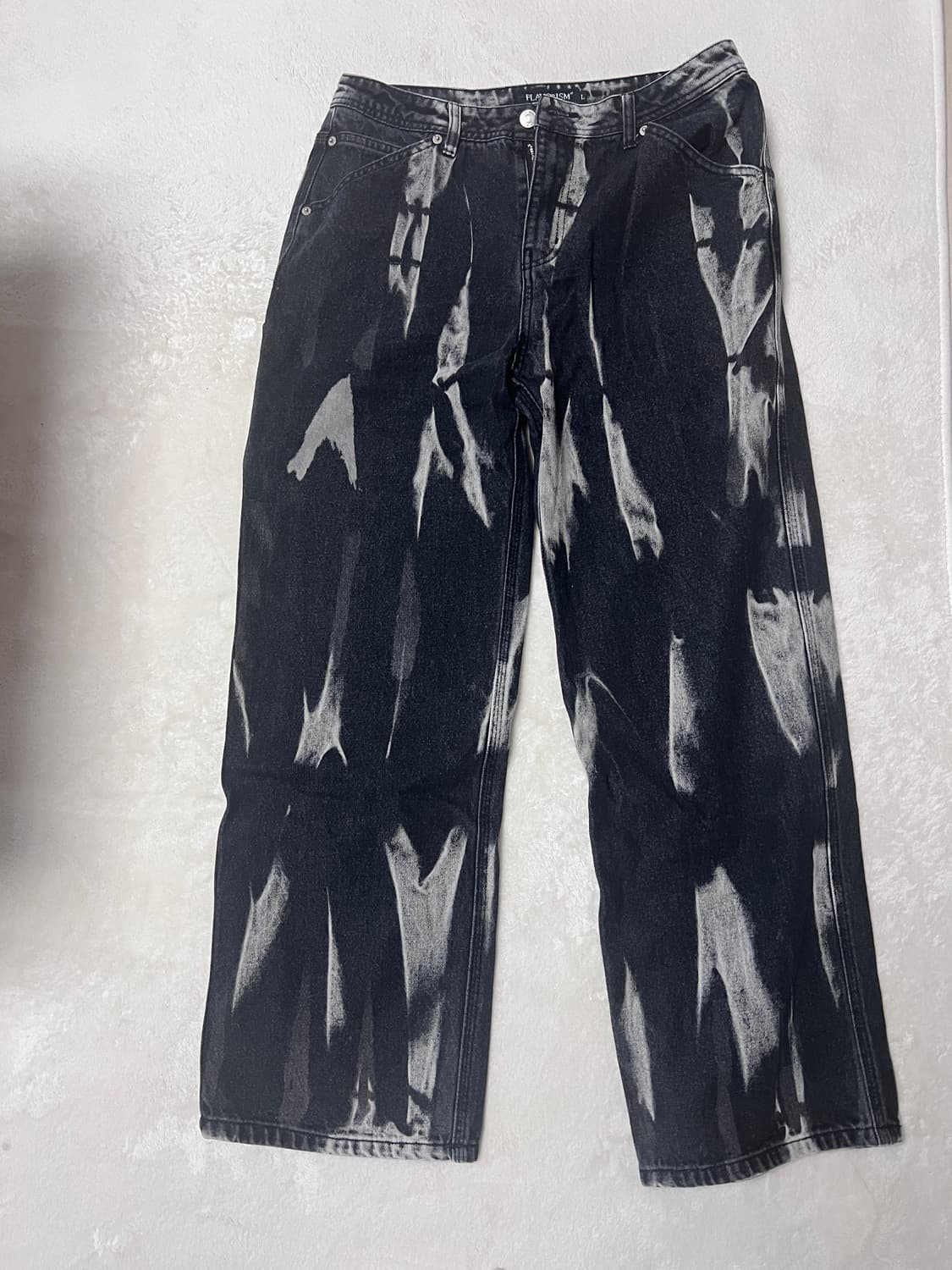 타이다이 워시드 카팬터 데님 팬츠 상품이미지1