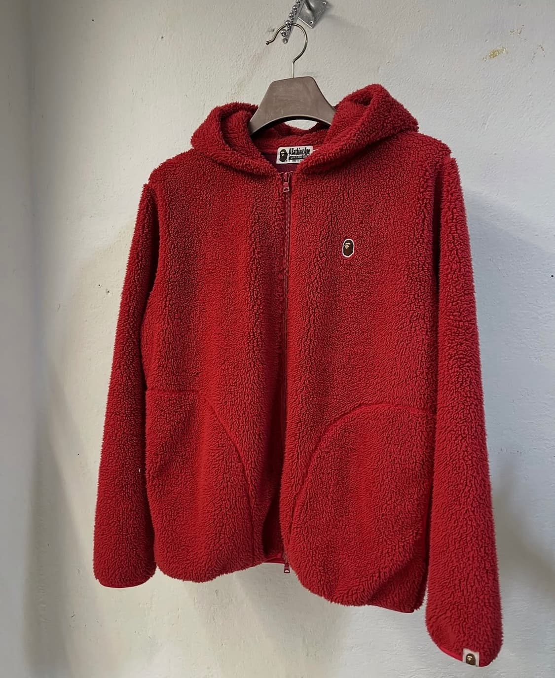 베이프 후리스 후드집업 상품이미지5