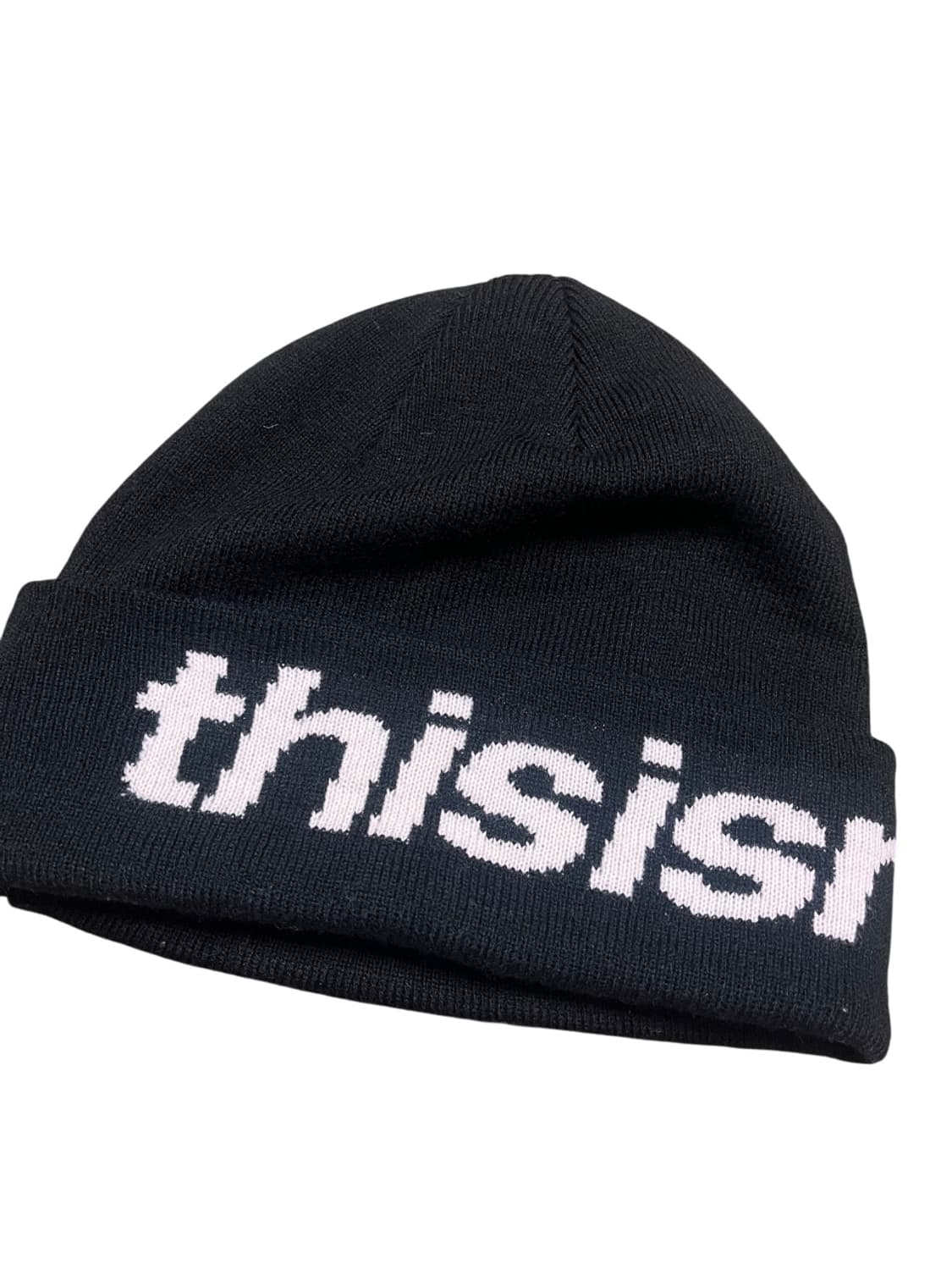 디스이즈네버댓 로고 빅커프 비니 상품이미지1