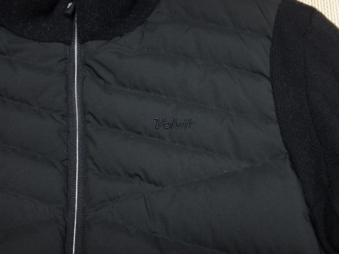 (105) 볼빅 골프 Volvik 남성 니트배색 다운 패딩 상품이미지3