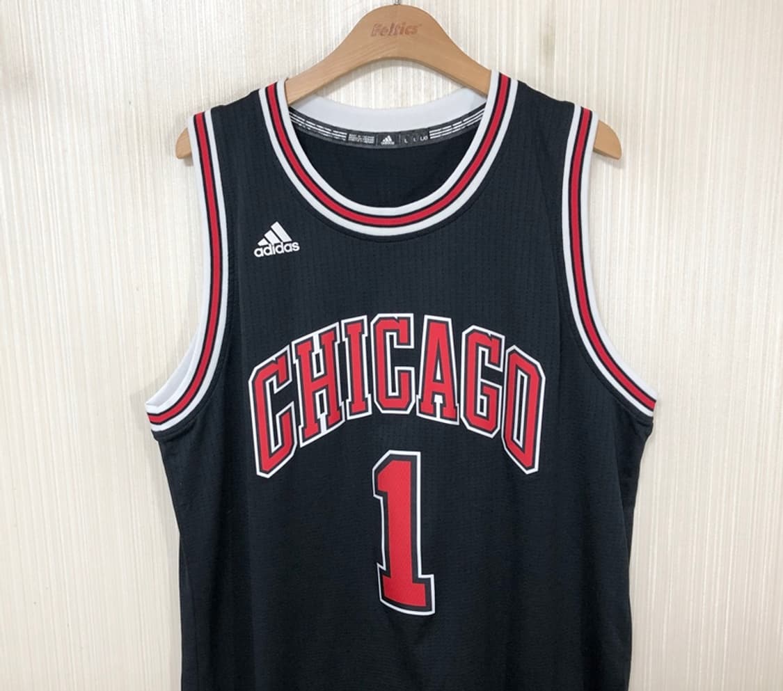 NBA 아디다스 시카고불스 스윙맨유니폼 L(100) #1 데릭로즈 상품이미지2