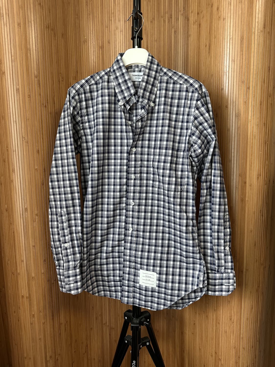 톰브라운 깅엄 체크 셔츠 상품이미지1