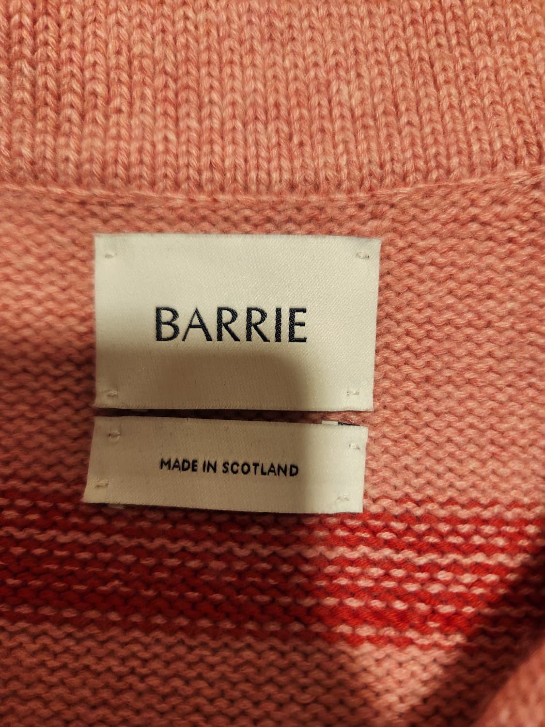 (정품)샤넬 배리 BARRIE 스트라잎 폴로니트탑 상품이미지6