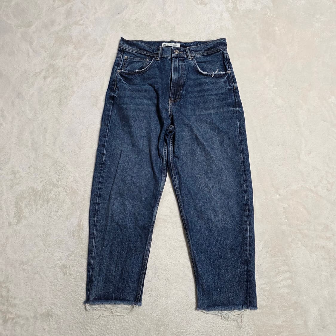 (30)여성 자라 배기핏 데님 팬츠 상품이미지1