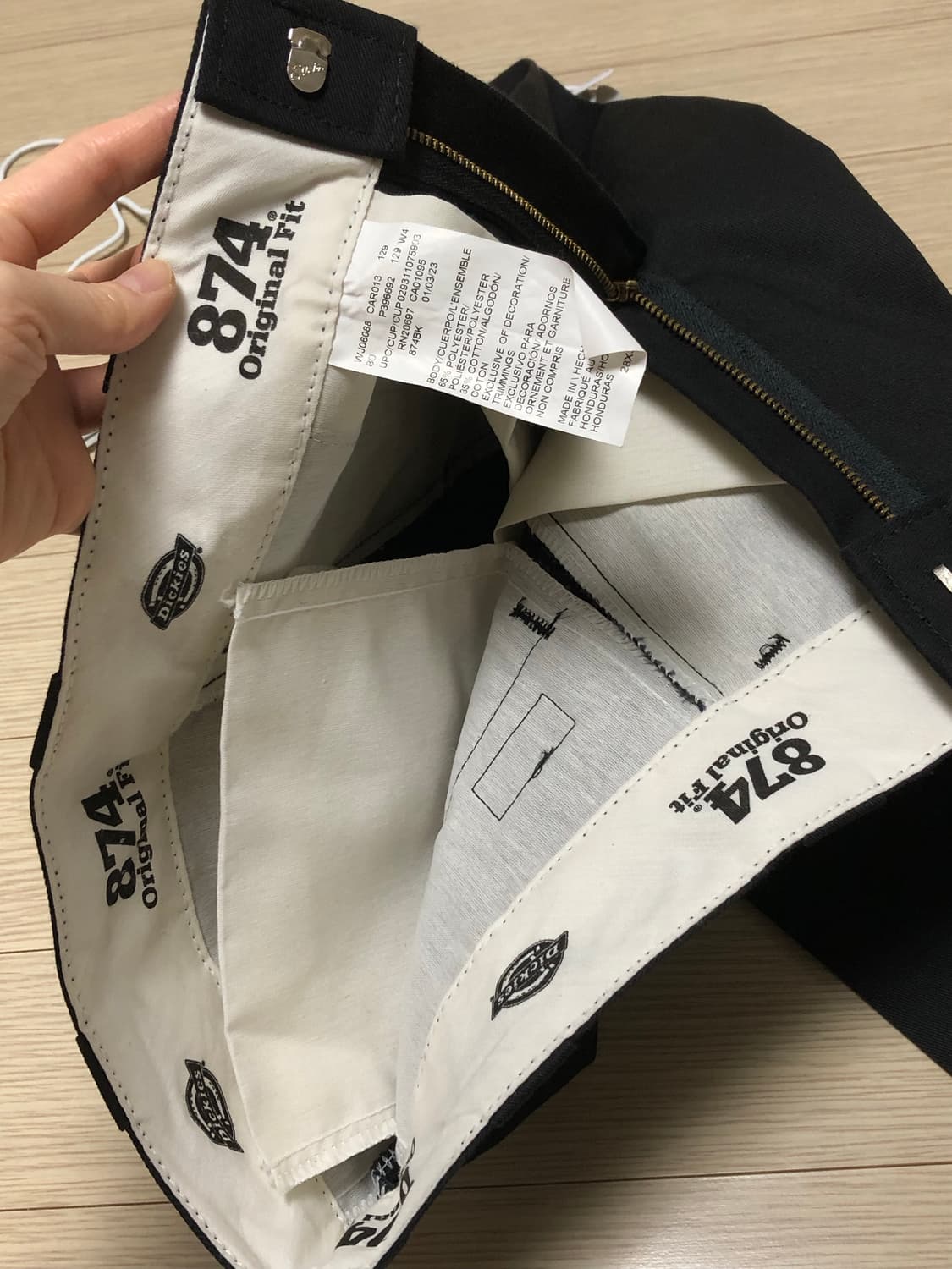 28X32 디키즈 874 오리지널핏 검정 상품이미지4