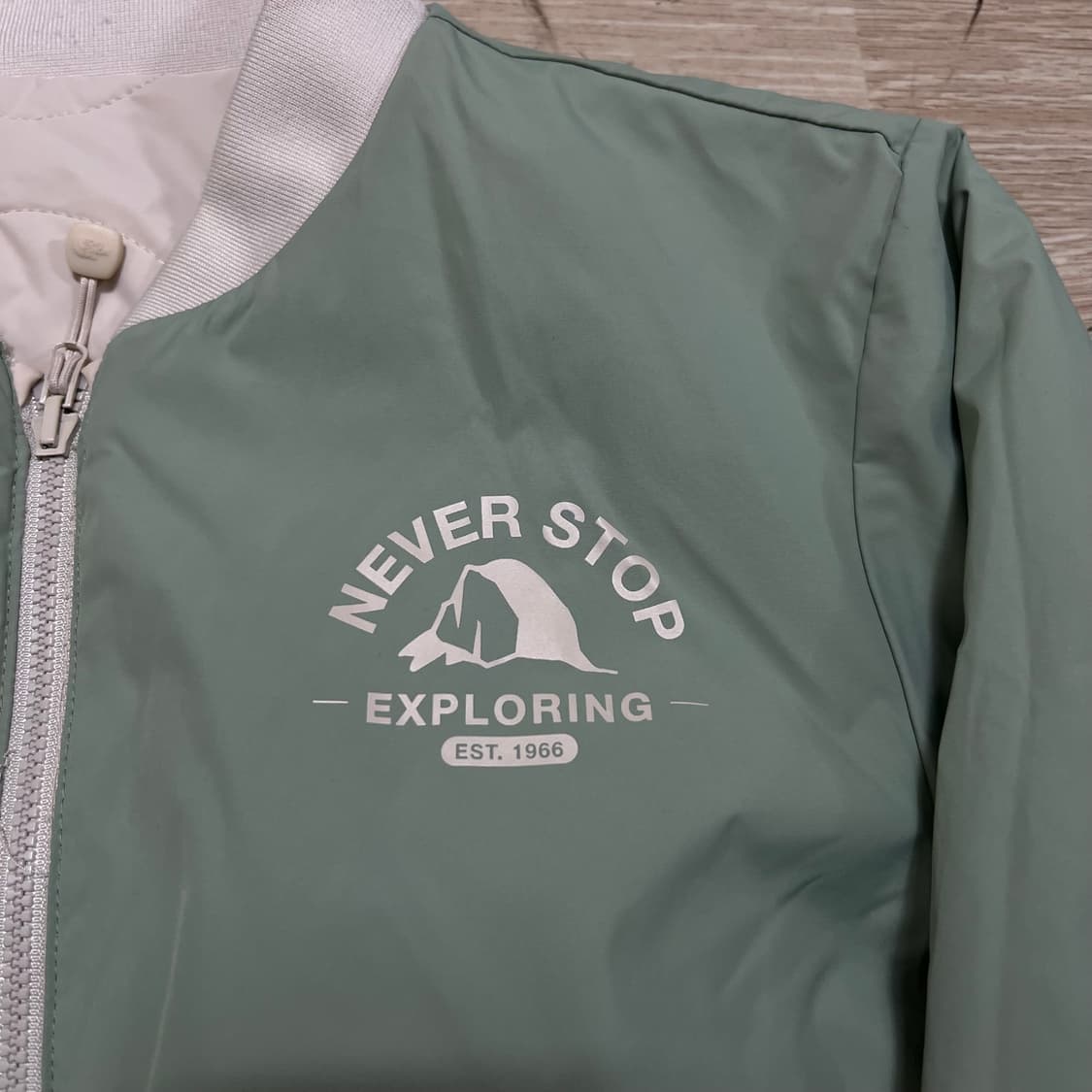 노스페이스 키즈 리버시블 퀼팅점퍼 [아이보리] 140 (9-10세) 상품이미지8