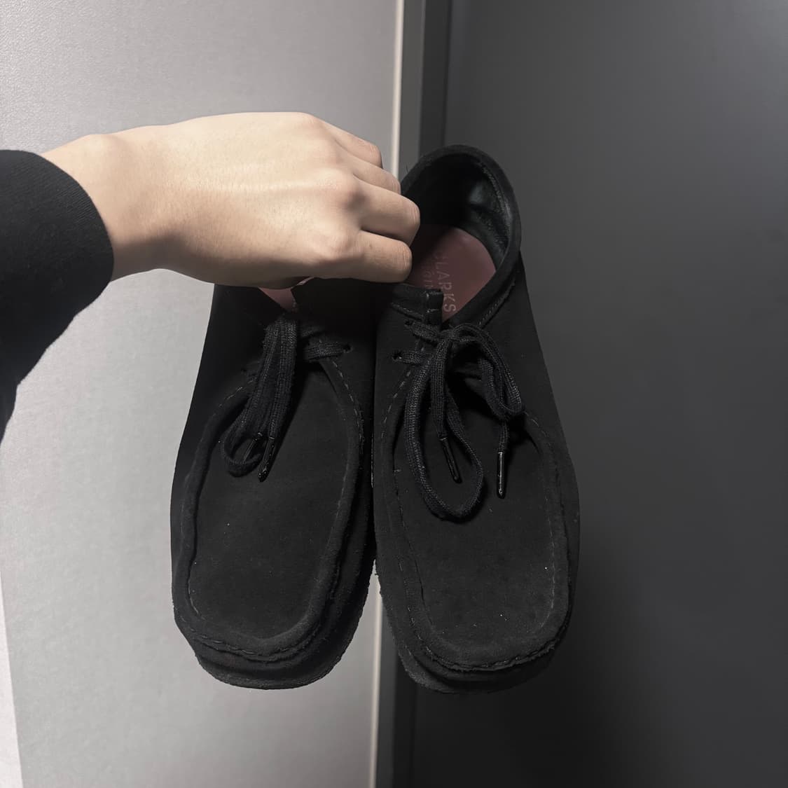 클락스 오리지널 왈라비 스웨이드 블랙 290 상품이미지2