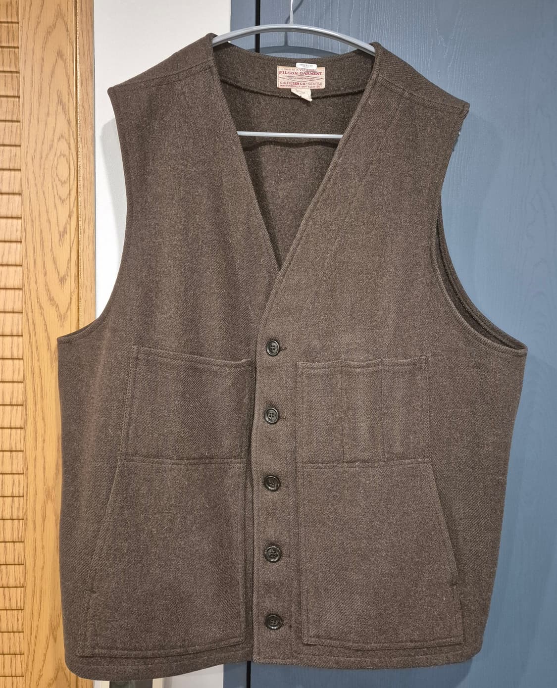 90s 빈티지 필슨 매키노 울 베스트 상품이미지1