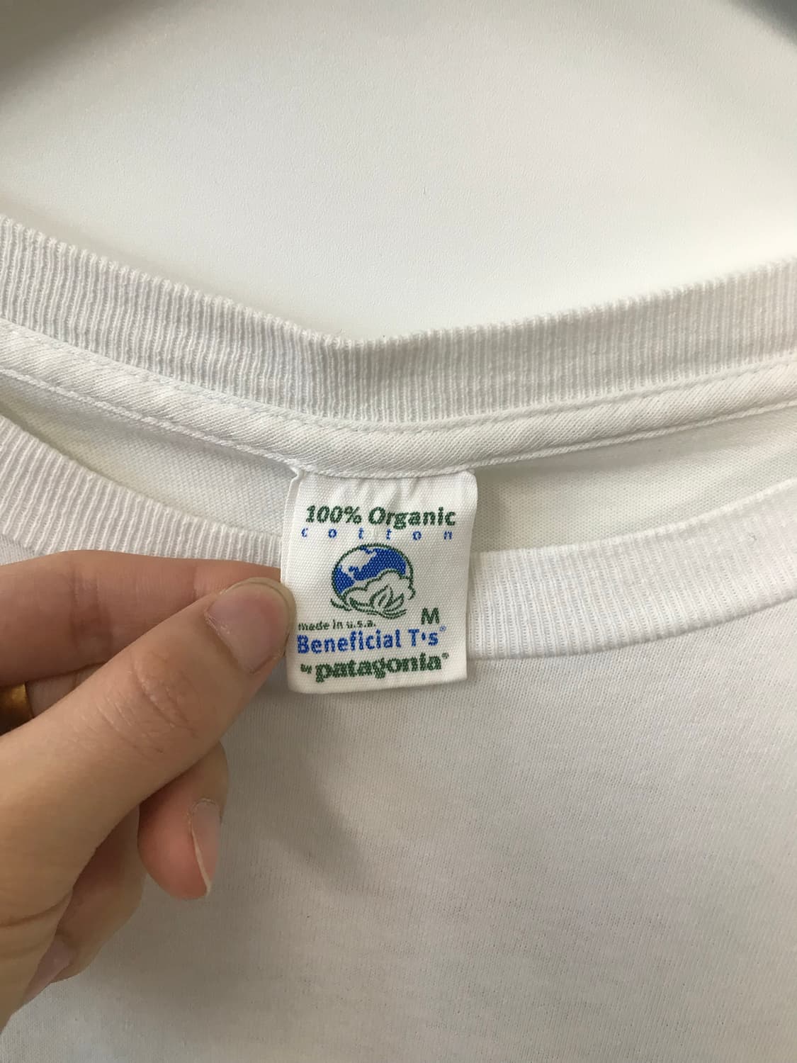 파타고니아 90s USA 화이트 반팔 티셔츠 상품이미지8