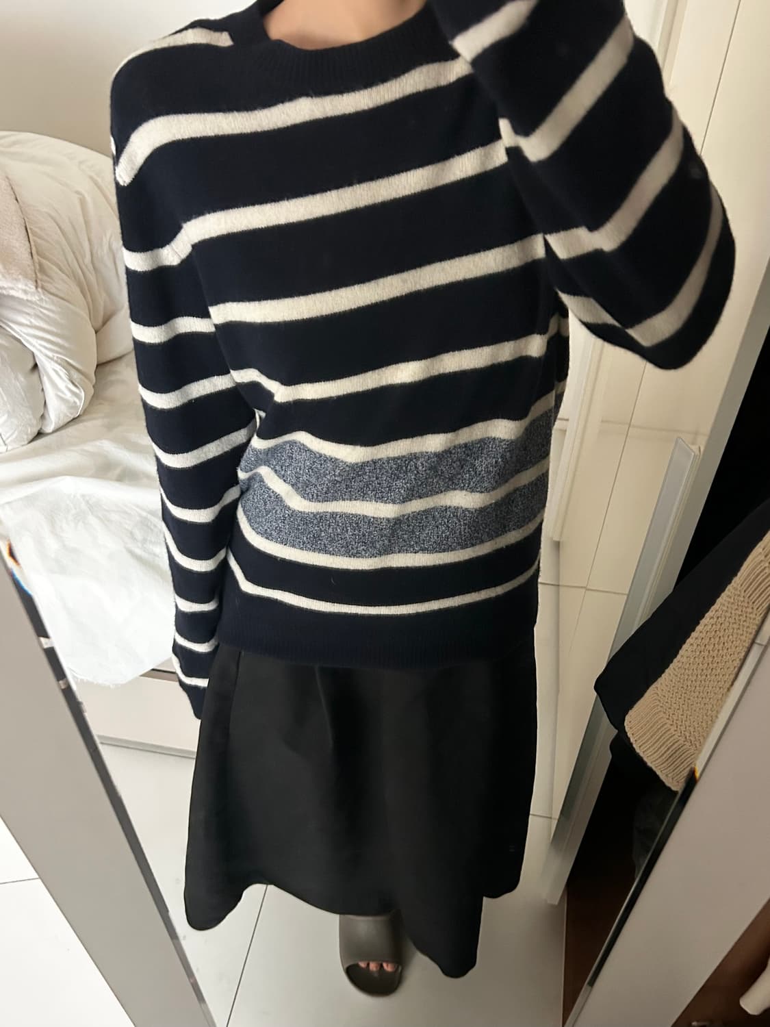 Comme des garcons wool stripe knit sweat 상품이미지1