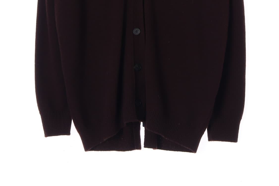 (새상품)[S]타임 캐시미어100% 브라운 레이스업 롱 니트 가디건
 상품이미지4