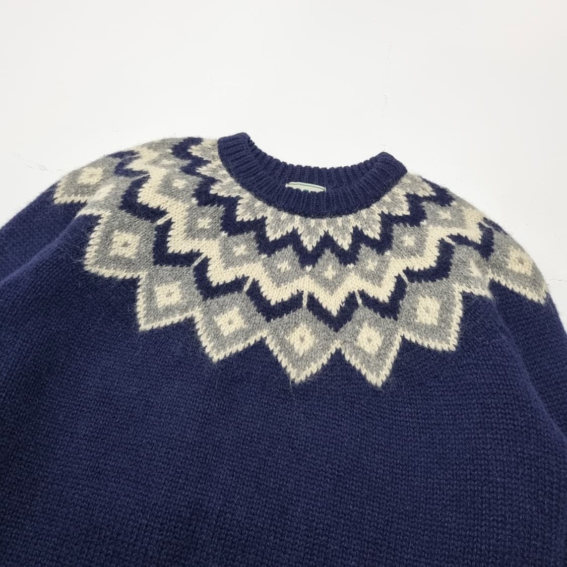 90S 엘엘빈 페어아일 스웨터 - M 상품이미지3