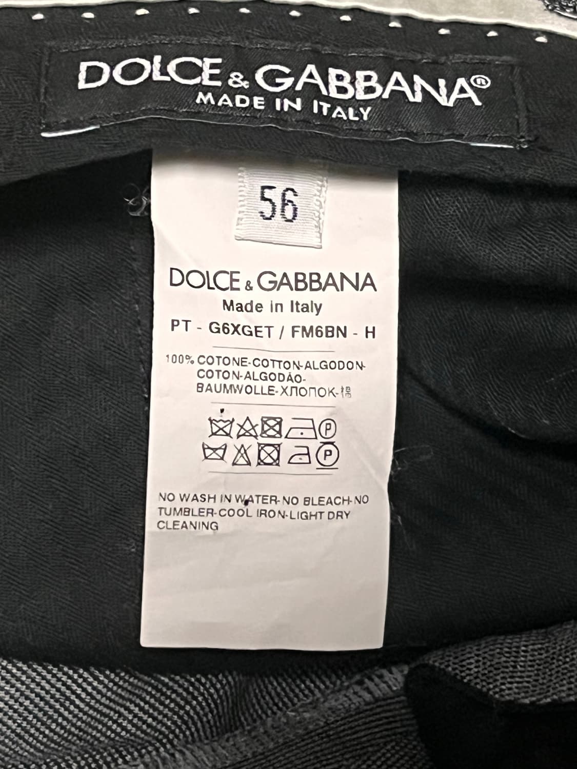 돌체앤가바나 남성 바지 56 사이즈 상품이미지3