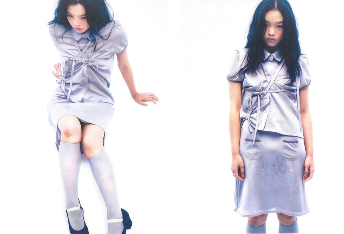 Shop faerie mesh blouse skirt 상품이미지1