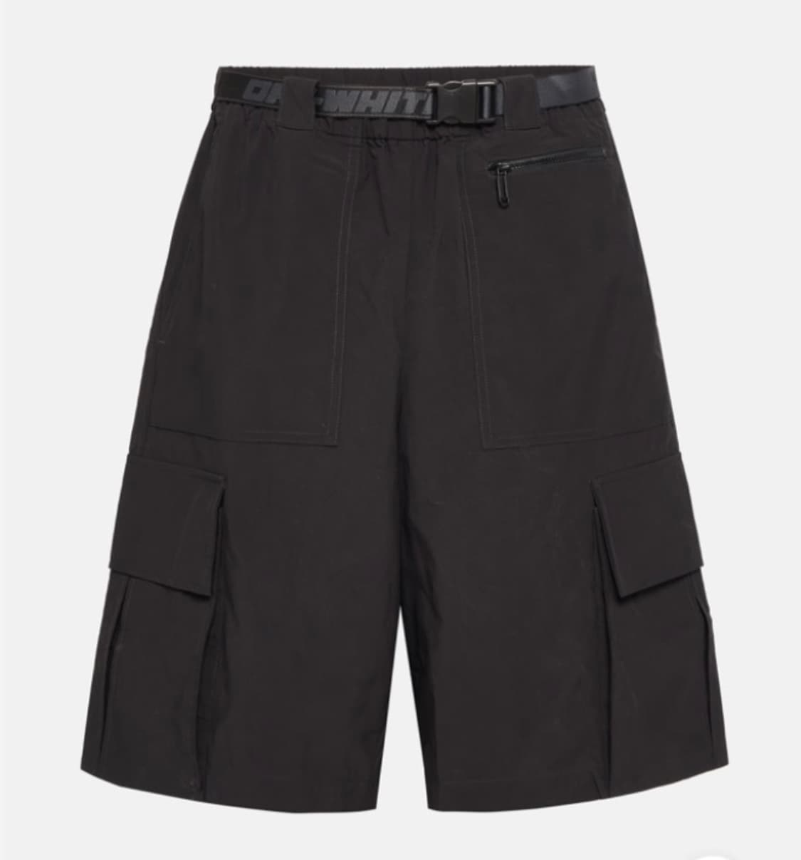 (32인치/새상품) Off-White 카고 쇼츠 블랙 택보유 상품이미지2