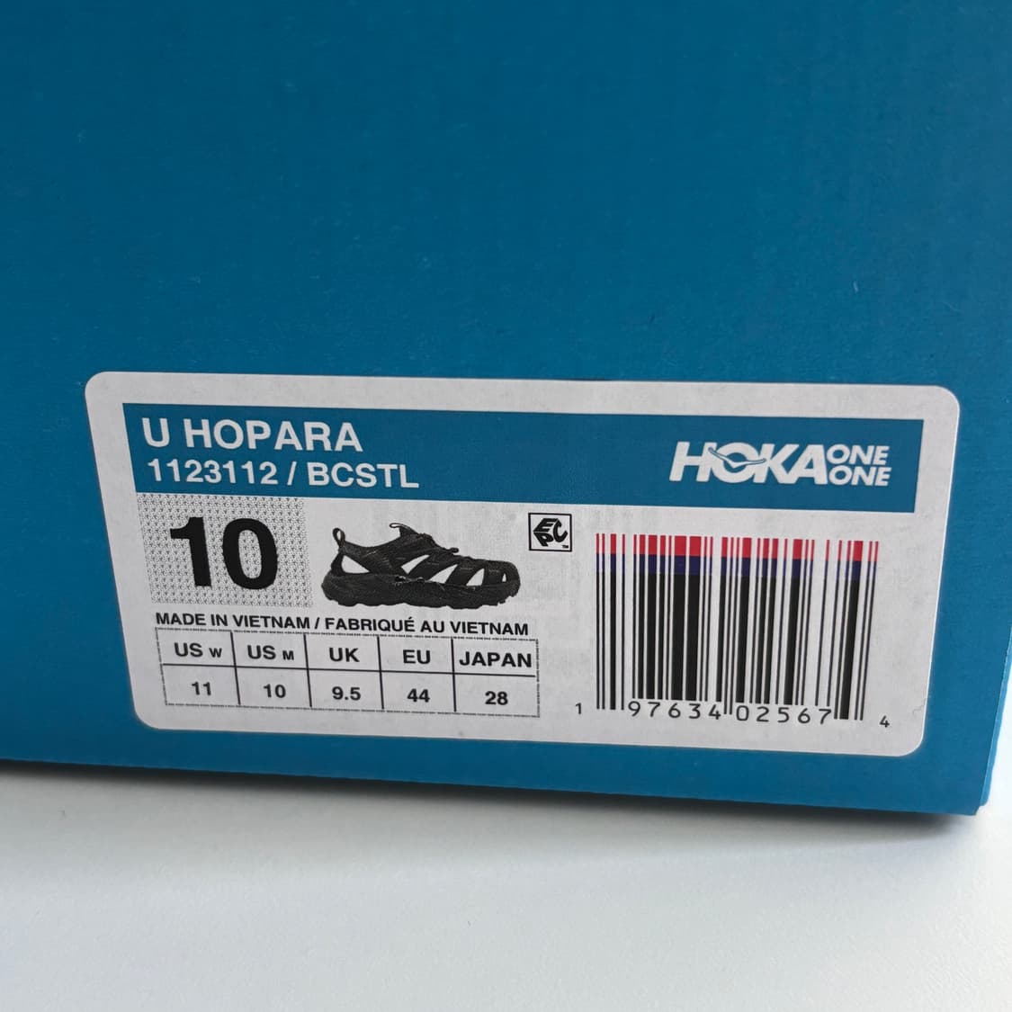 HOKA 호카 샌들 호파라 블랙 새상품 상품이미지2