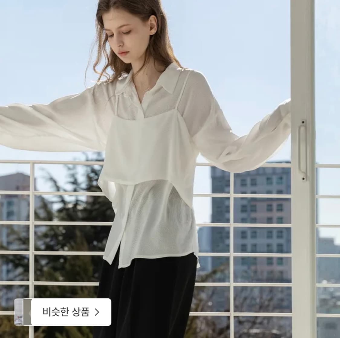 논앤논 레이어드셔츠 상품이미지1