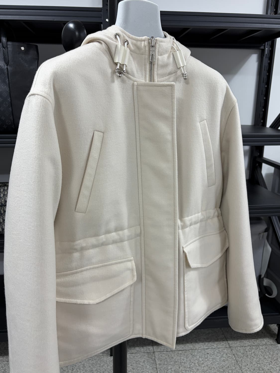 23ss 에르메스 샹달 리버서블 캐시미어 코트 상품이미지2