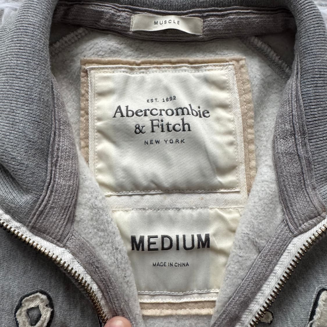 ABERCROMBIE 일본빈티지 집업 아베크롬비 빈티지집업 M 95 상품이미지4