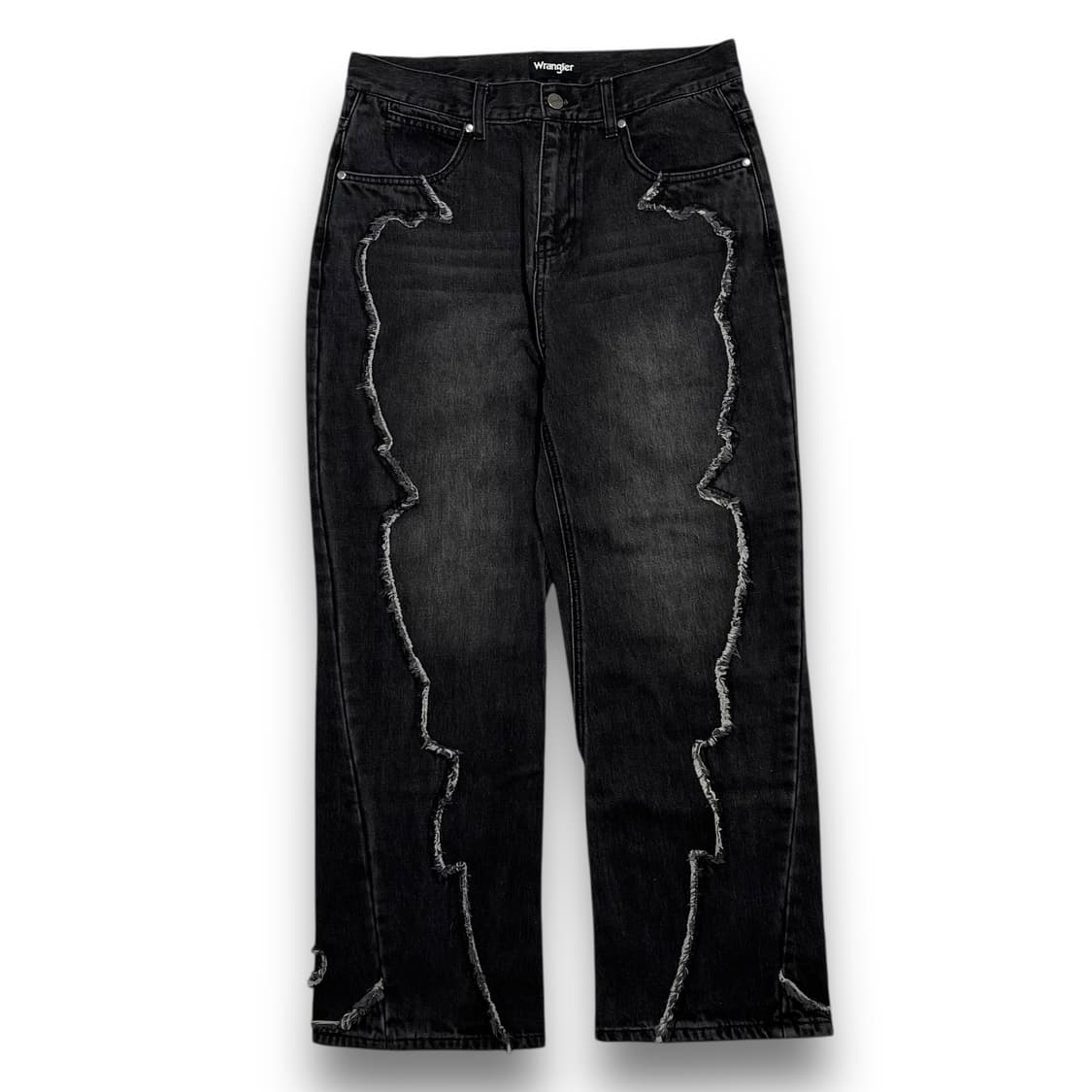 랭글러 디스트로이드 인디고 웨스턴 흑청 데님팬츠 상품이미지2