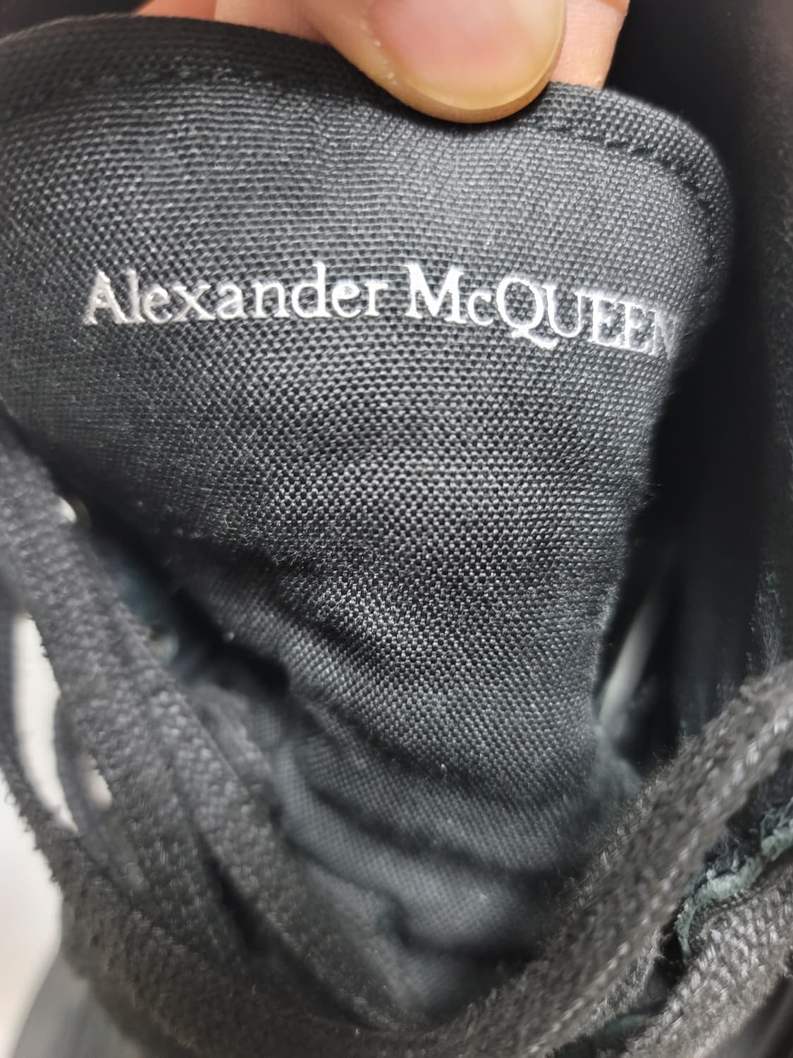 알렉산더맥퀸 트레드슬릭 하이탑 스니커즈  45표기 290 상품이미지3