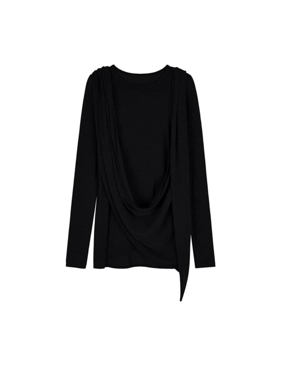 리포스 repos Wrap Jersey T-shirts 상품이미지5