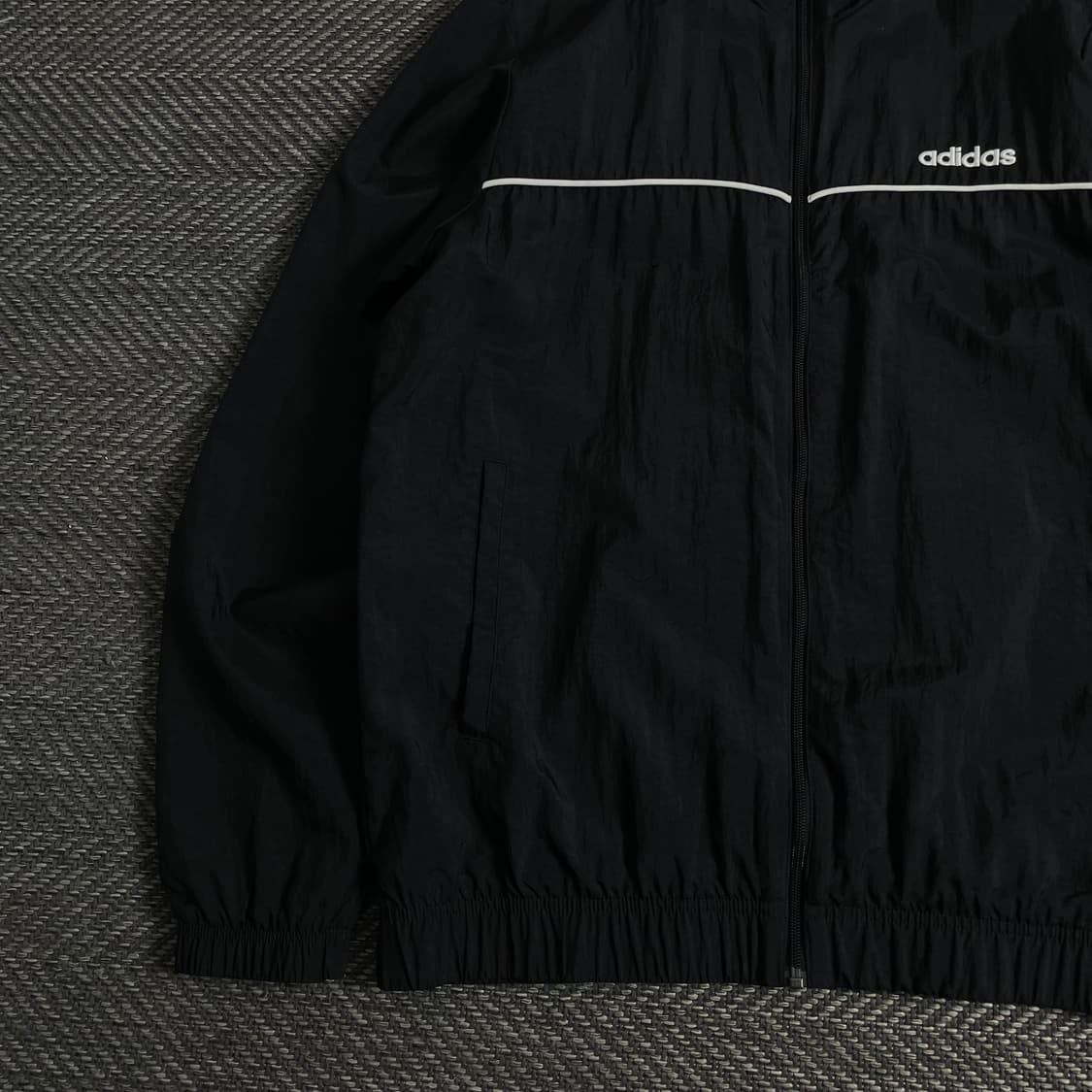 아디다스 아치로고 나일론 바람막이 블랙o 3836 상품이미지3