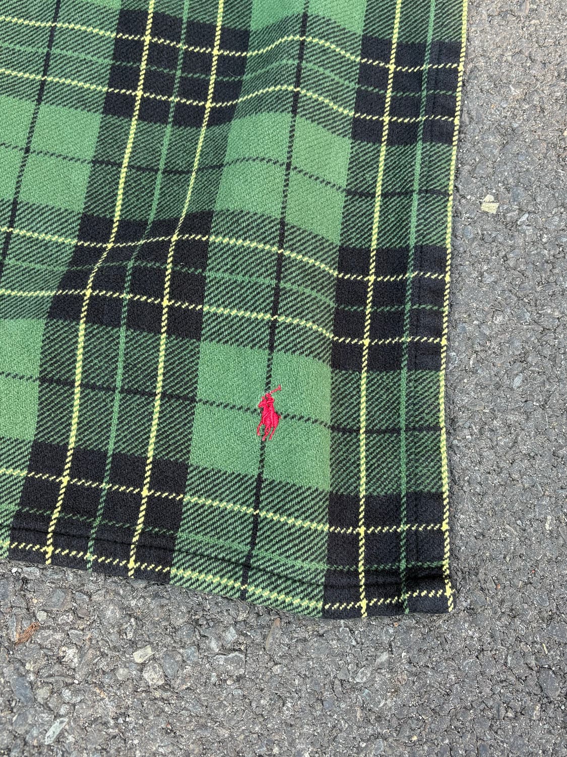 Vintage Ralph lauren 타탄 블랭킷 상품이미지3