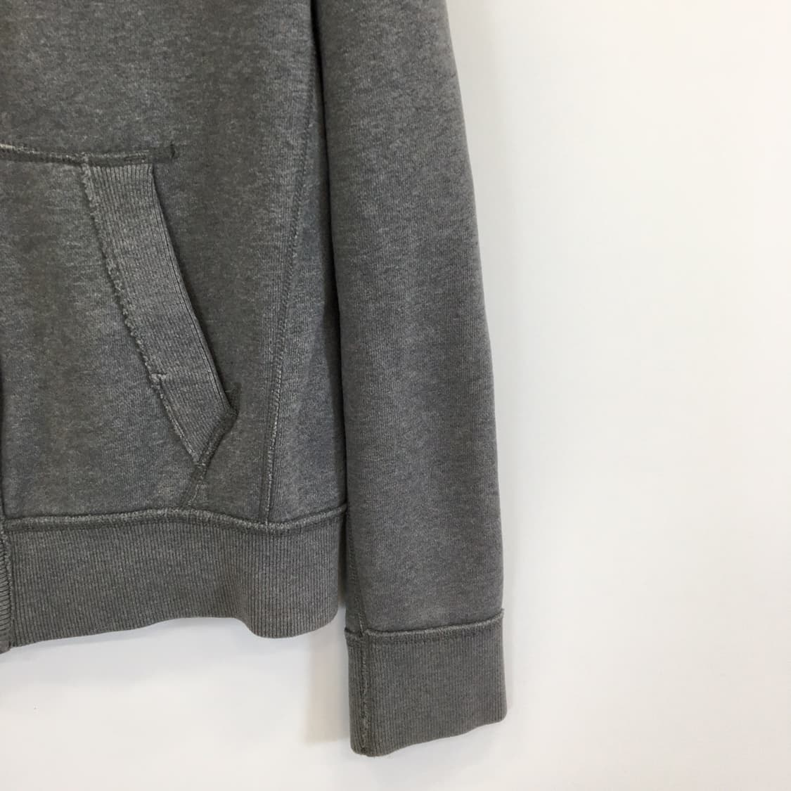 아베크롬비 Y2K 아치로고 그레이블루 후드집업 L 상품이미지3