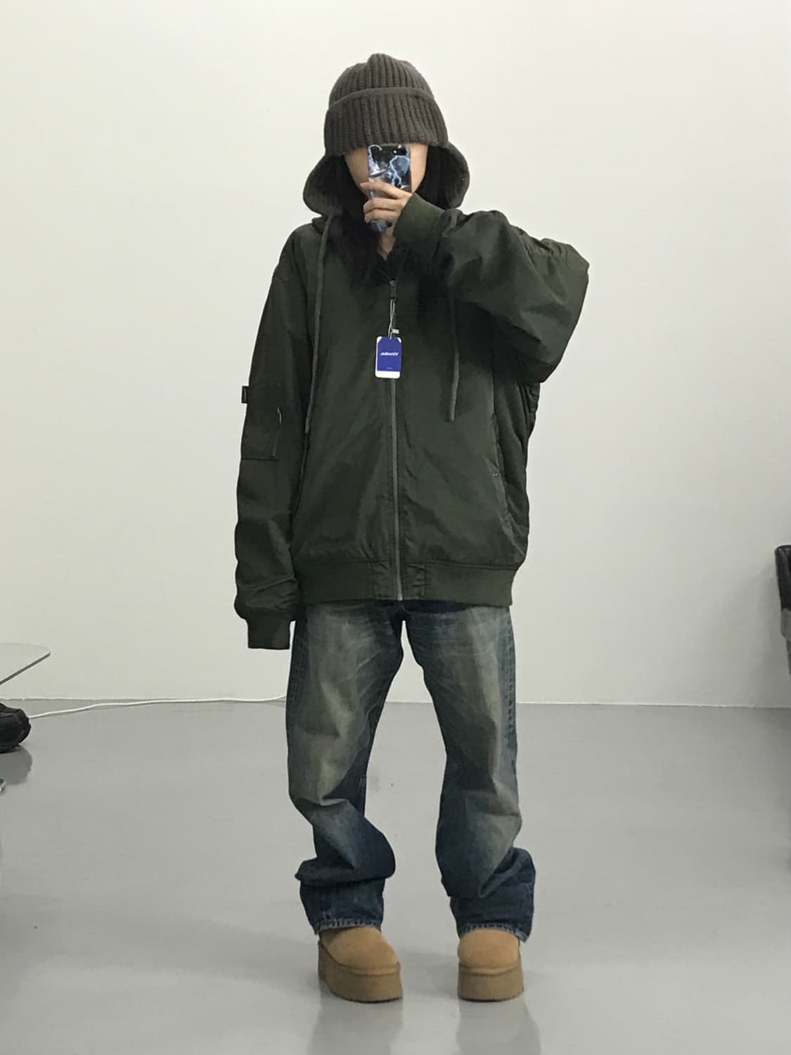 FieldCore MA-1 패딩 블루종 상품이미지3