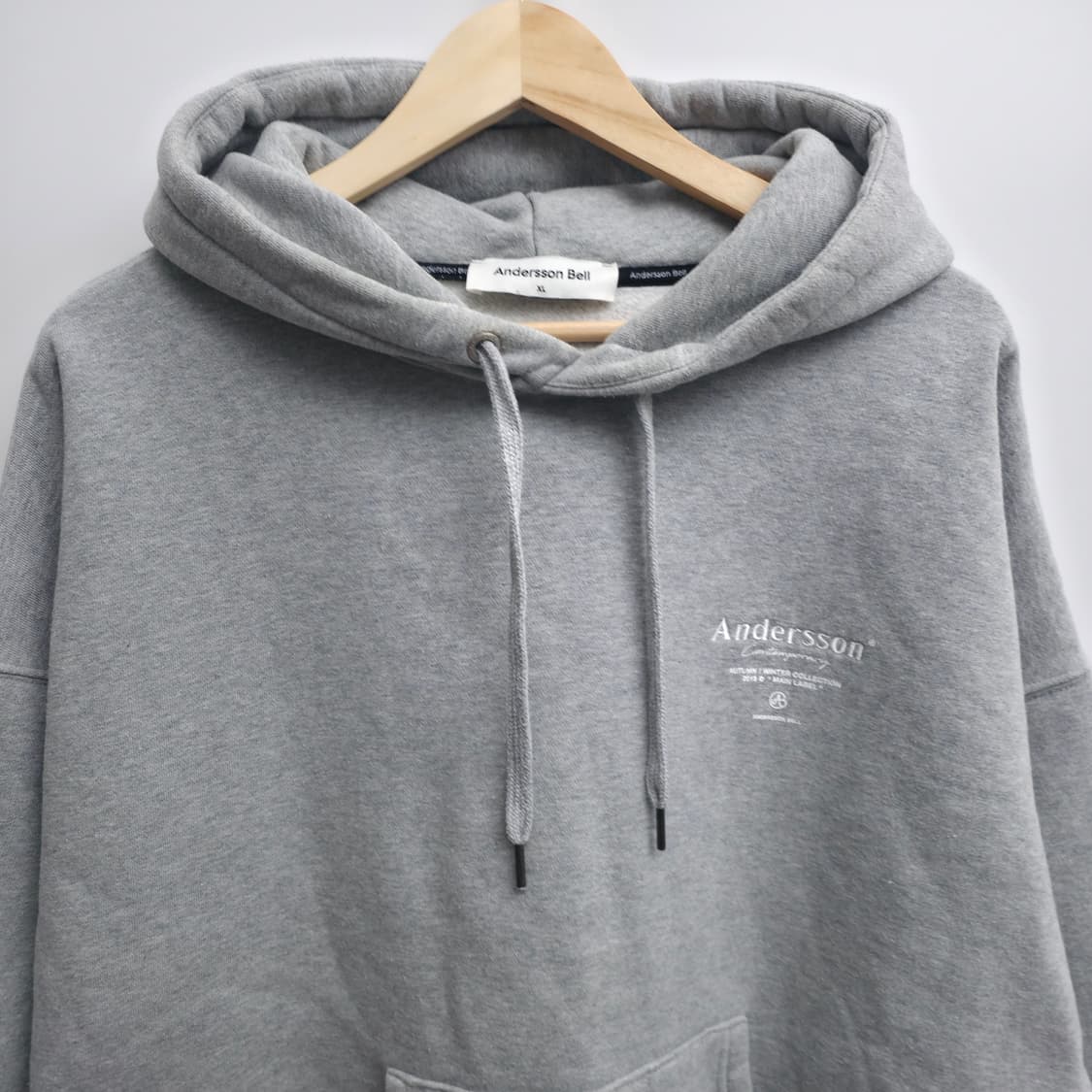 [XL] 앤더슨벨 그레이 후드티 상품이미지3