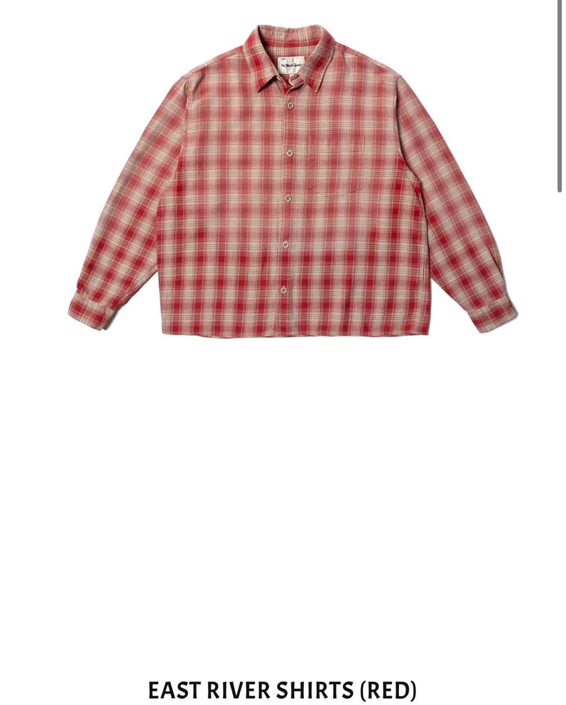 뤡코즈 셔츠 레드 1사이즈 팝니다 상품이미지1