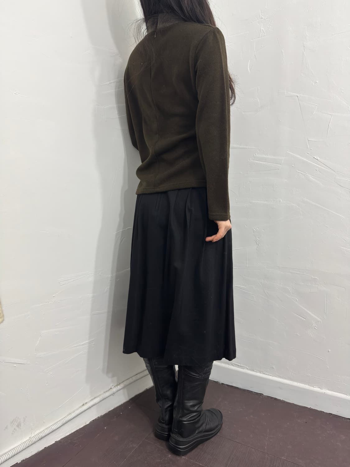 pleats cotton skirt 상품이미지4