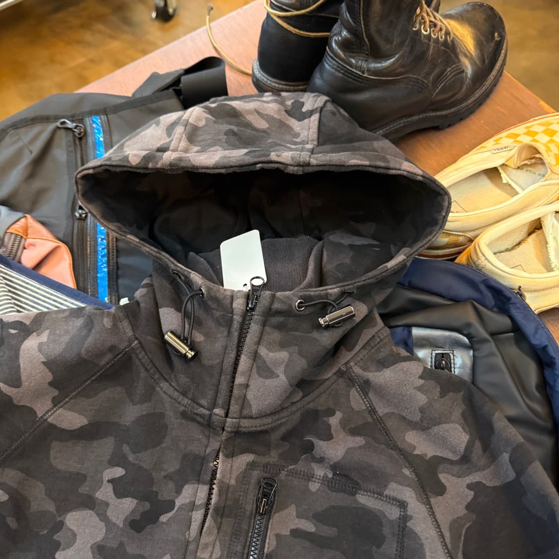 빔즈 하트 다크 우드랜드 카모플라쥬 후드집업자켓 상품이미지4