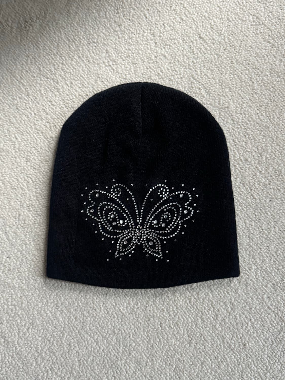 나비 버터플라이 핫픽스 큐빅 비니 상품이미지1