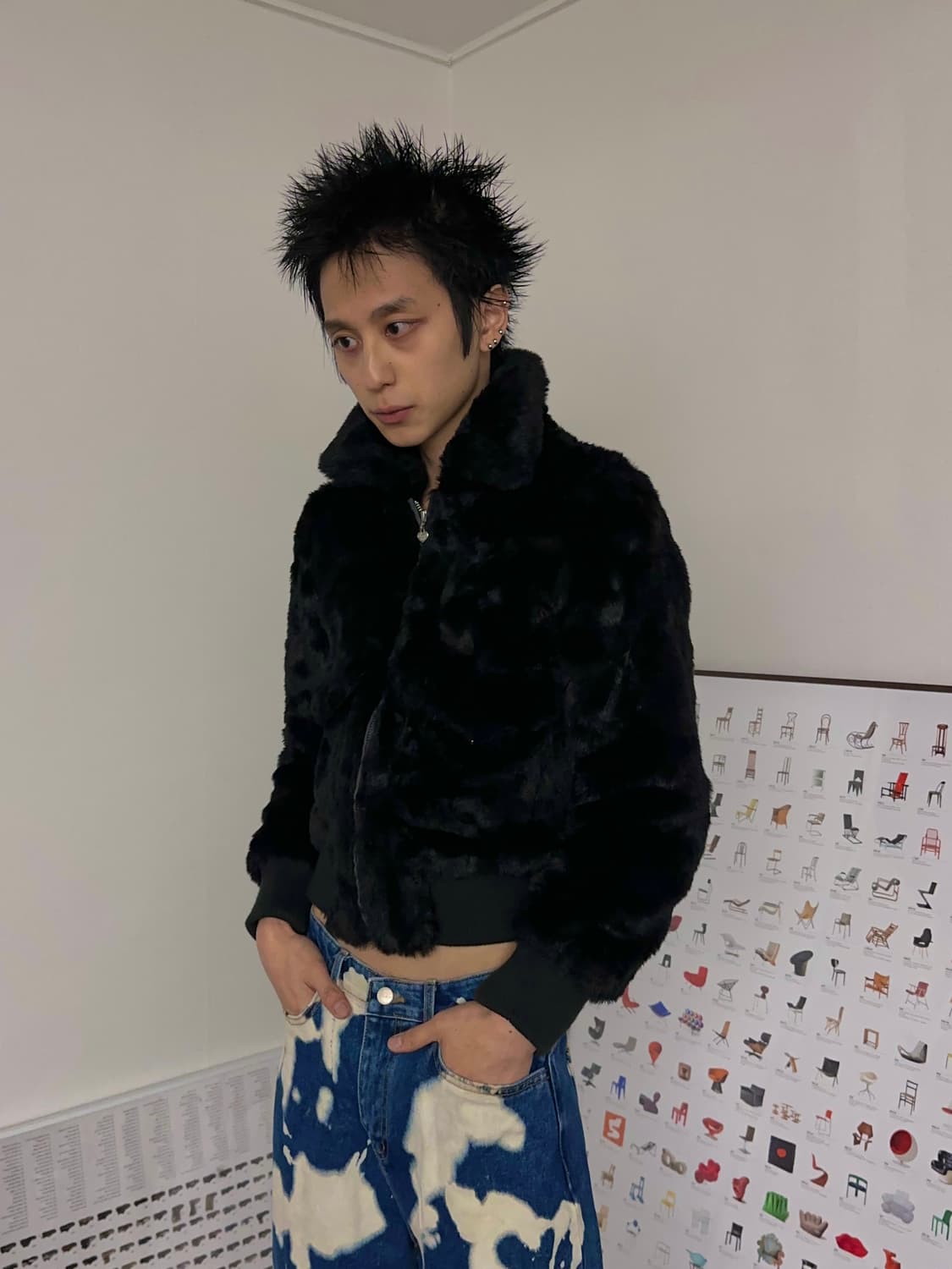 Tommy Girl 크롭 퍼 자켓 상품이미지3