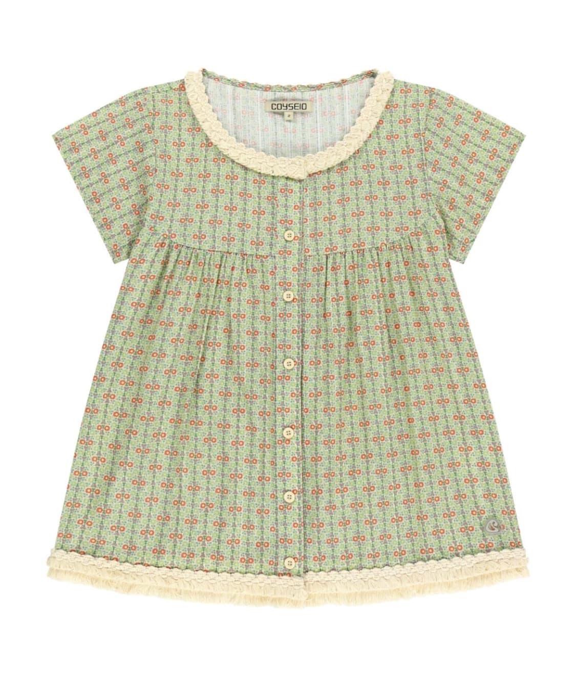 구해요) 코이세이오 프린지 셔링 블라우스 상품이미지1