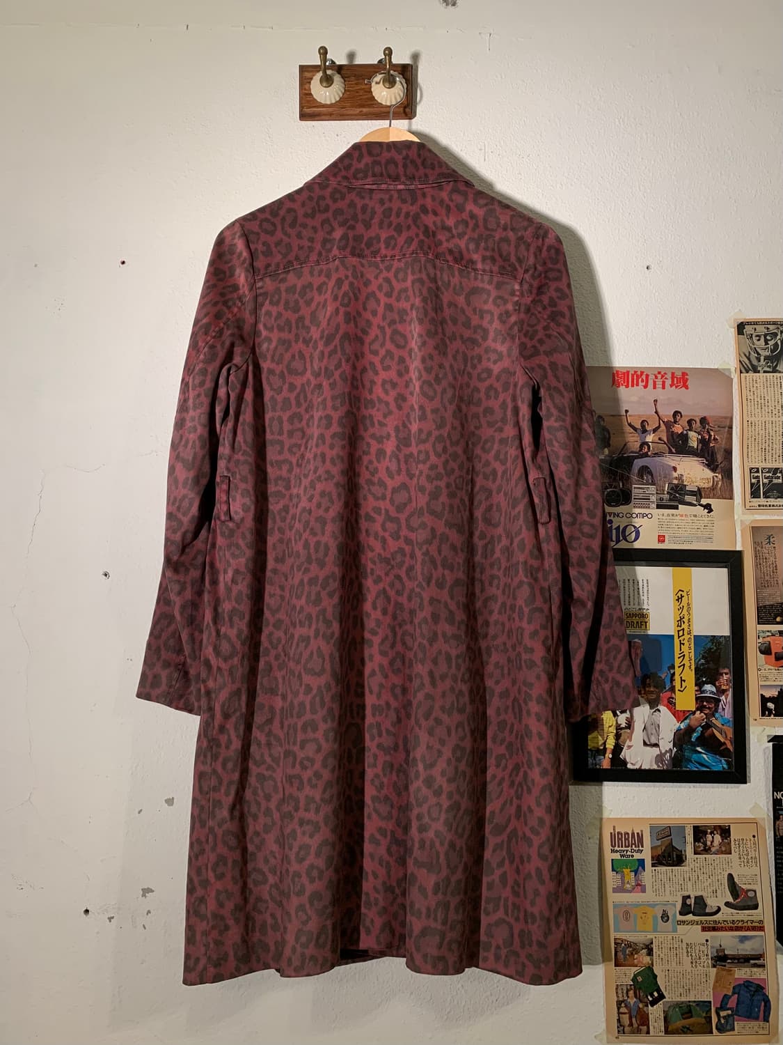 히스테릭 글래머 레오파드 벨벳 펭크 코트 상품이미지4