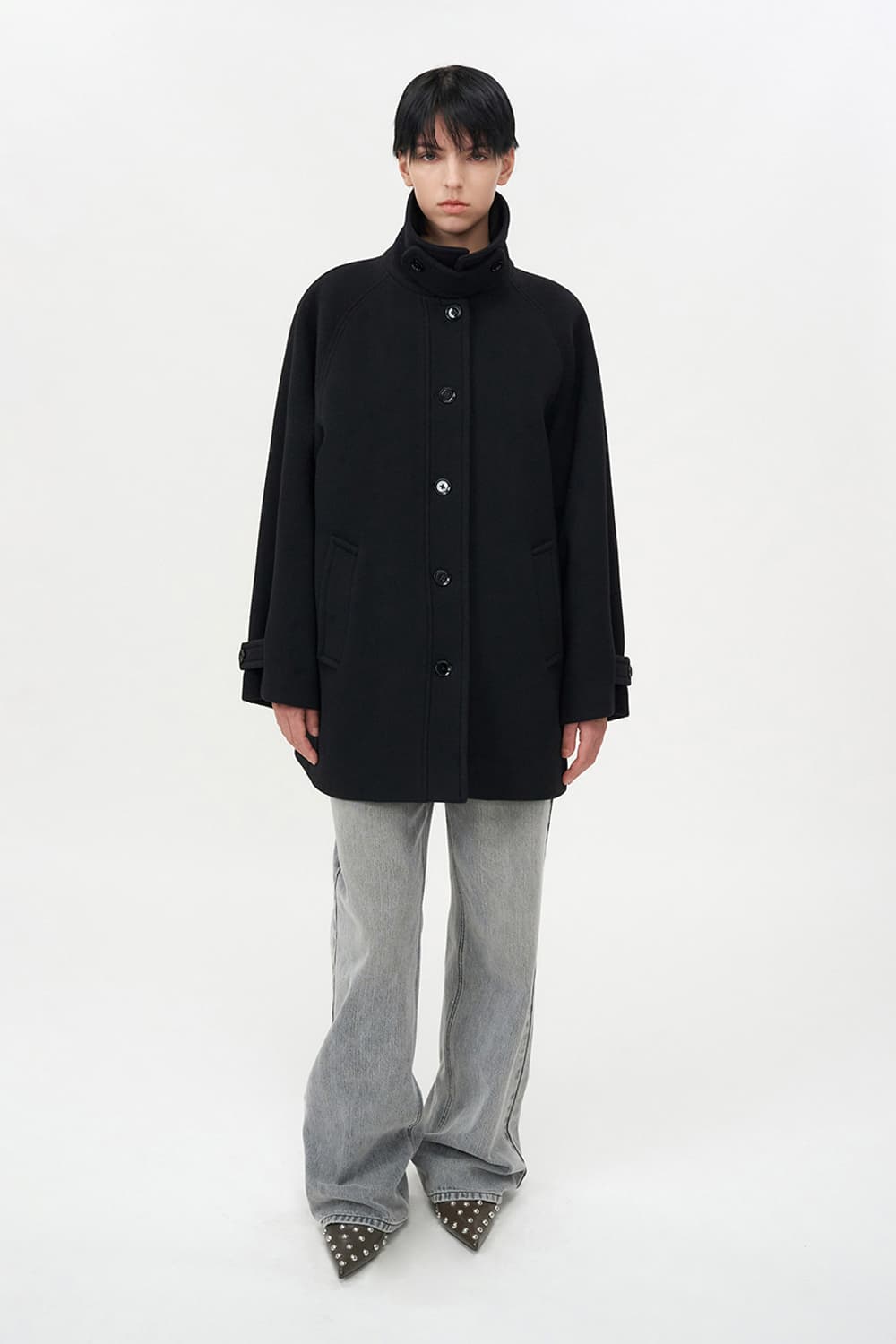 인사일런스 소프트 하프 발마칸 코트  상품이미지1