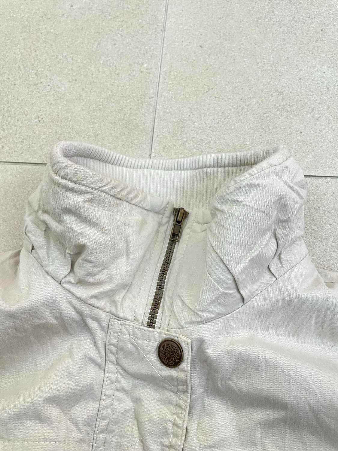 화이트 셔링 자켓 상품이미지2