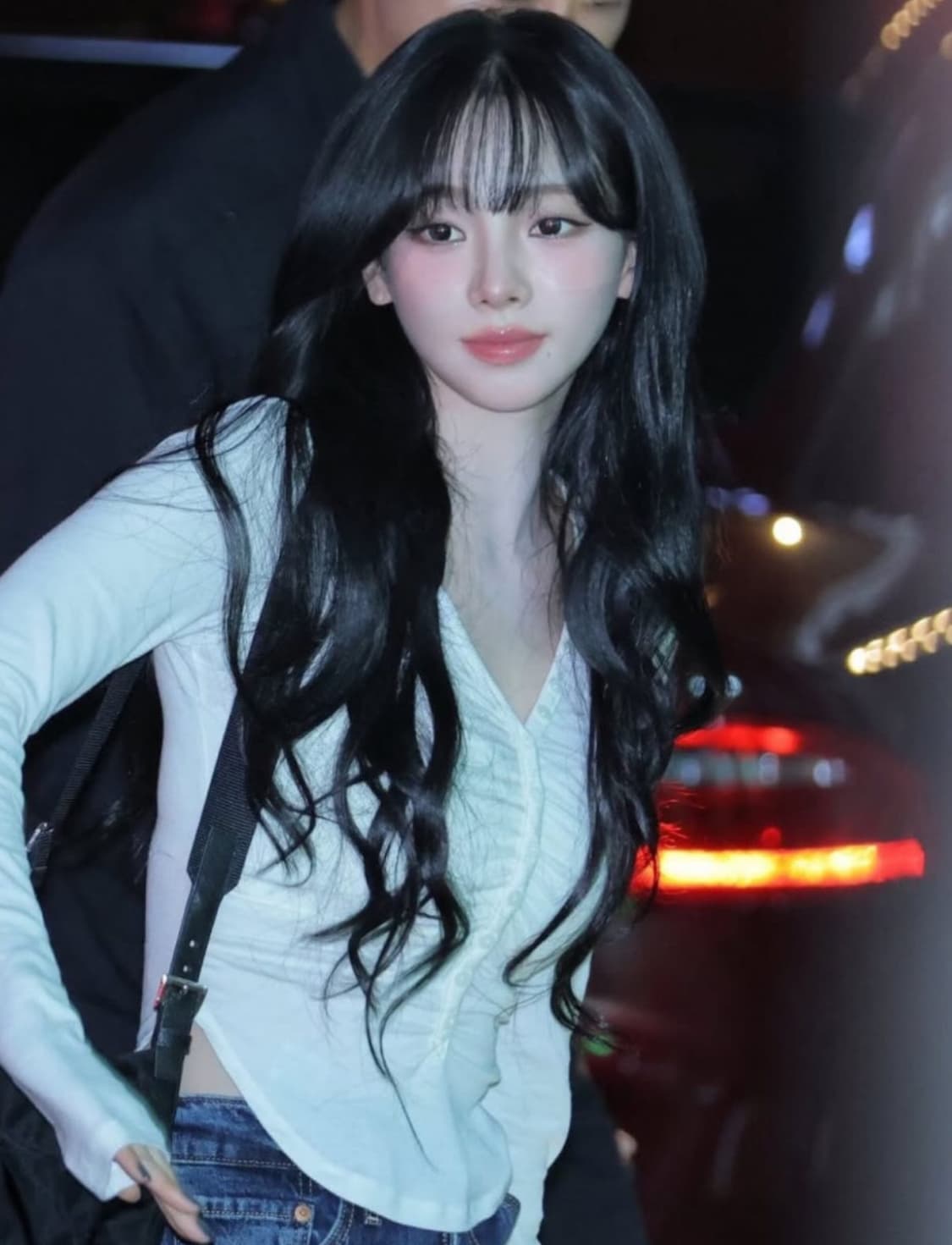 Nina Button Lace Long Sleeve Top (Ivory) 상품이미지3