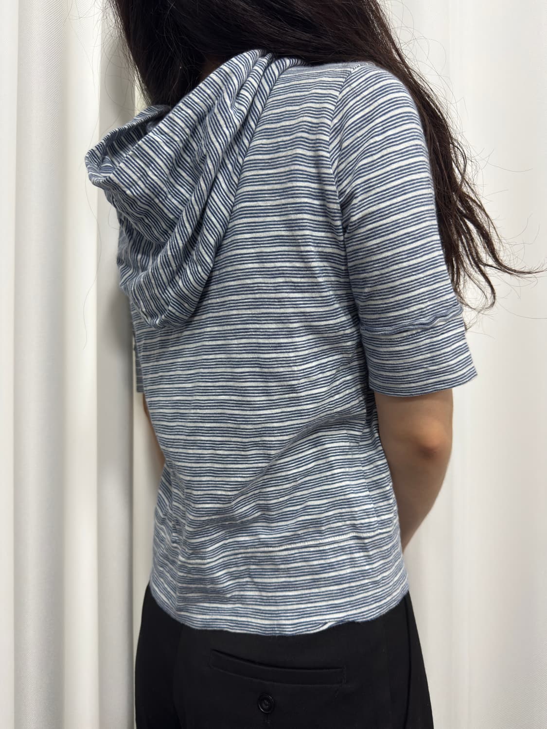 stripe hood zipup 상품이미지4
