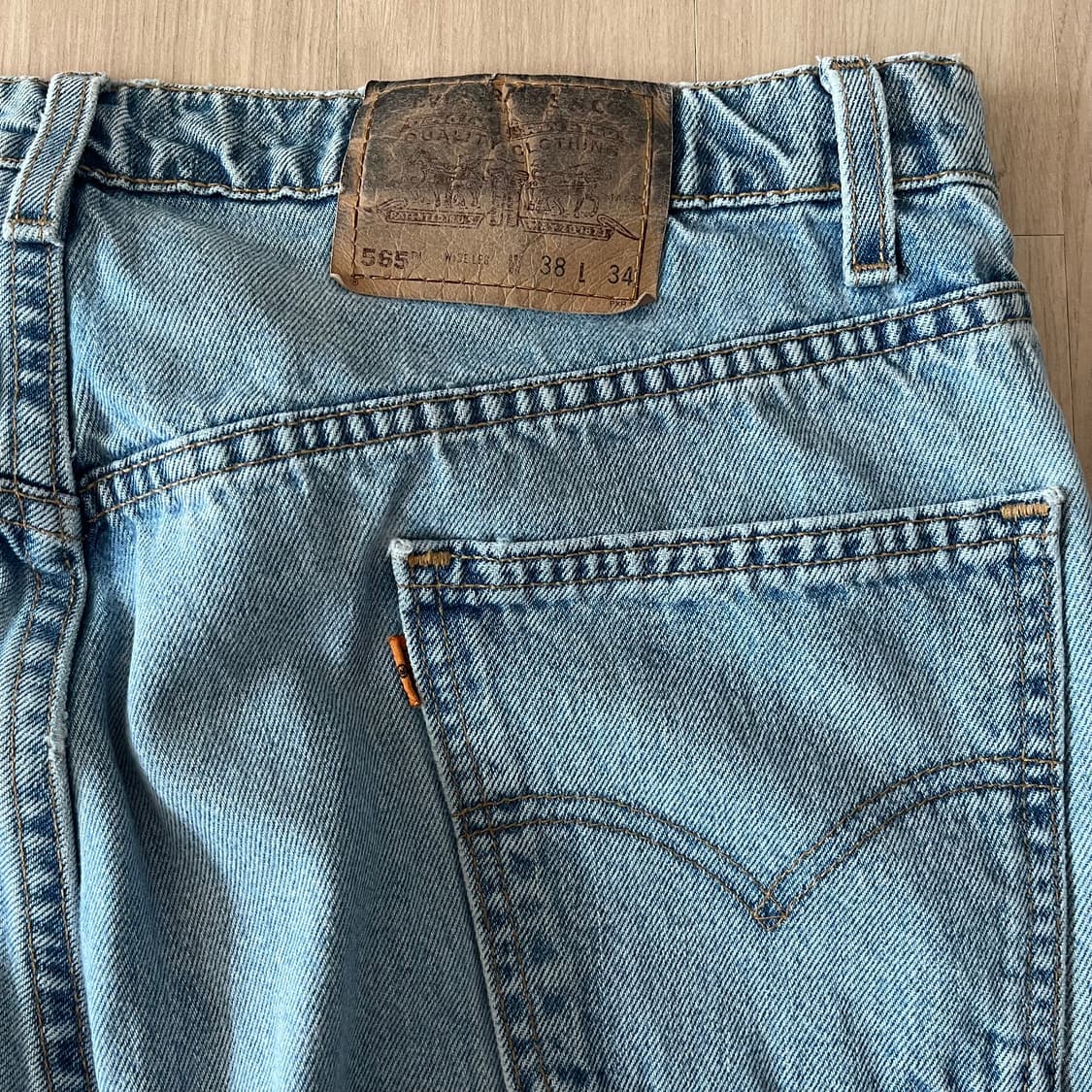 [38X34] 90s 빈티지 리바이스 565 made in usa 상품이미지5