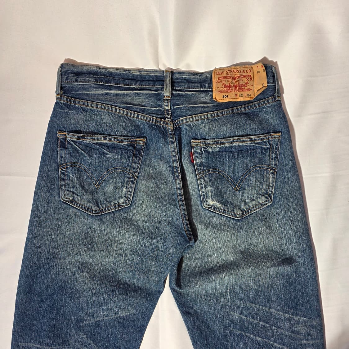 [W82L84]리바이스 501 빈티지 워싱 데님팬츠 상품이미지8
